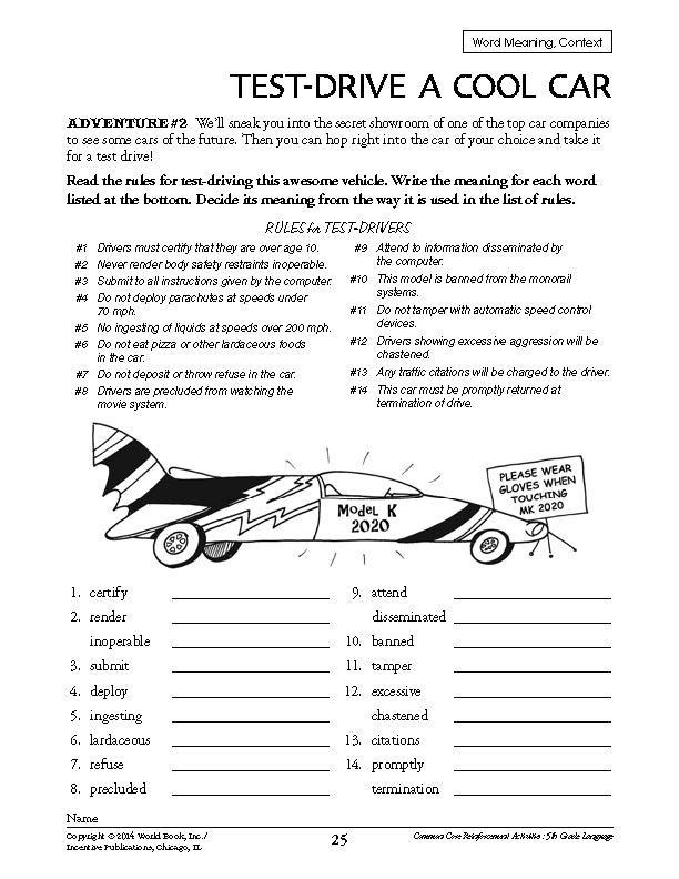 Common Core Language Arts and Literacy Grade 5 | World Book
