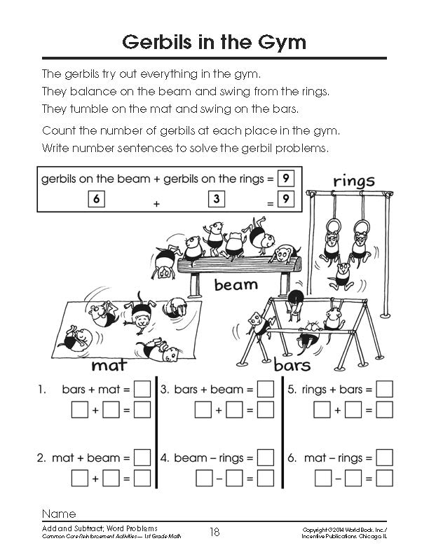 Common Core Math Grade 1 World Book Common core math grade 1 world book