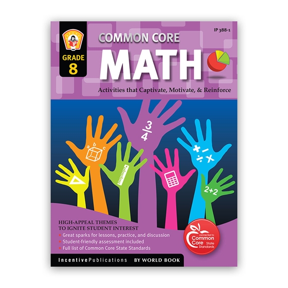 Common Core Math Workbook for Grade 8 | World Book