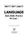 Daily language practice 9th grade page