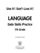 Daily language practice 7th grade page