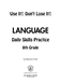 Daily Language Practice Grade 8: Use It! Don't Lose It!  - IP6123