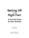 Getting Off On The Right Foot page