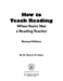 How to Teach Reading When You're Not a Reading Teacher page
