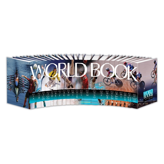 World Book Encyclopedia 2012 spinescape
